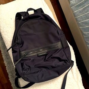 Navy Blue adjustable strap LongChamp bookbag